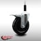 Service Caster 5'' SS Soft Rubber Swivel 7/8'' Expanding Stem Caster Total Lock Brake SCC-SSEXTTL20S514-SRS-78 - alternate 3